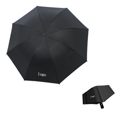 Uv Black Coating Auto Umbrella