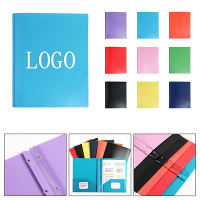 Double-Port PP Tadpole Clip Folder