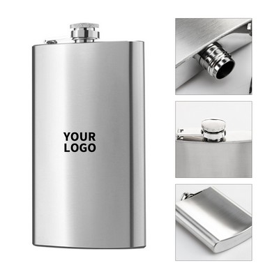 12 Ounce Stainless Steel Liquor Flask