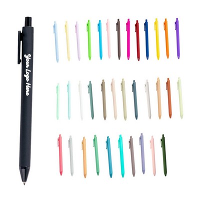 Multicolor Plastic Ballpoint Pen with Bullet Tip