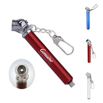 Mini Double-Ring Tire Pressure Keychain