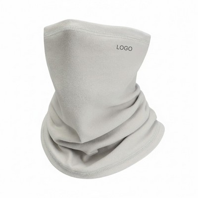 Winter Fleece Neck Gaiter Windproof Outdoor Sports Face Cover for Men and Women