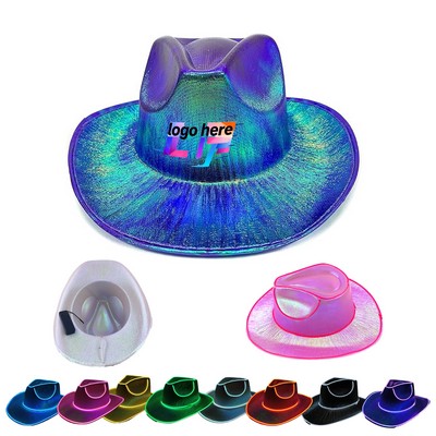 Adult Party Luminous Cowboy Hat