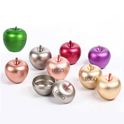 Apple Shaped Metal Candy Tin