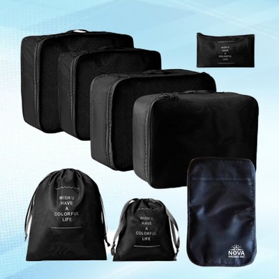 Travel Packing Cube Set for Efficient Luggage Organization and Space-Saving Convenience