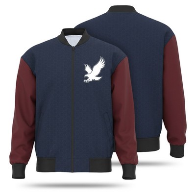 Sublimated Full Zip Bomber Jacket