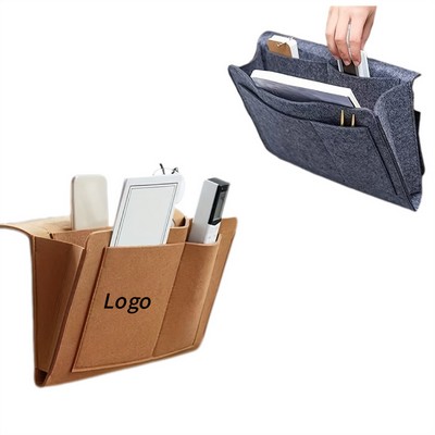 Felt Bedside Storage Bag