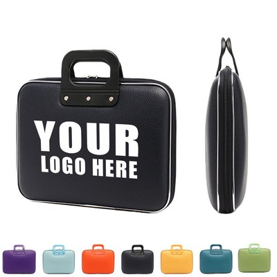 PU Hard Shell Waterproof Laptop Carrying Case With Handle