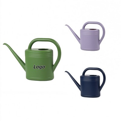 Large Capacity Plastic Watering Can with Long Spout and Shower Head