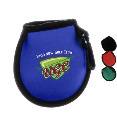 Easy Clean Inner Plush Golf Ball Washer Pouch