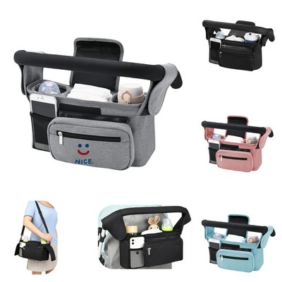 Stroller Organizer with Insulated Cup Holder