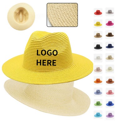 Summer Sun-Blocking Straw Hat