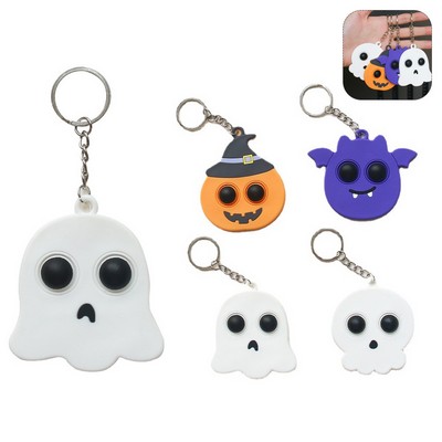 Spooky Halloween Ghost Popper Keyring