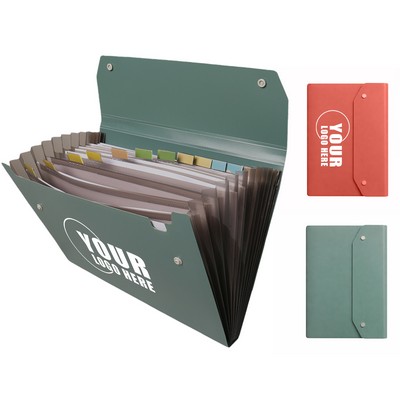 A4 Waterproof Expandable Document Bag (12 Compartments)