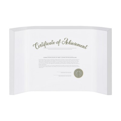 Freestanding Curved Acrylic Display Award – Personalized