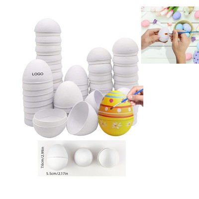 DIY White Paper Easter Egg