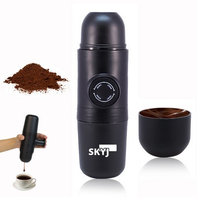 Portable Pump-Out Mini Espresso Coffee Maker