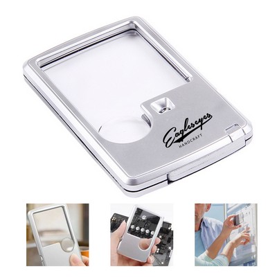 Magnifier with LED Flashlight