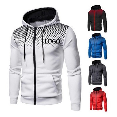Men' S Zipper Pocket Hoodie