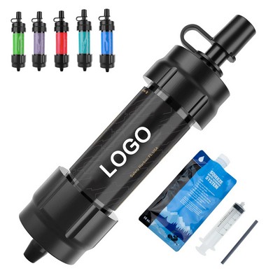 Outdoor Mini Water Filter Portable Emergency Water Filtration System Survival Gear