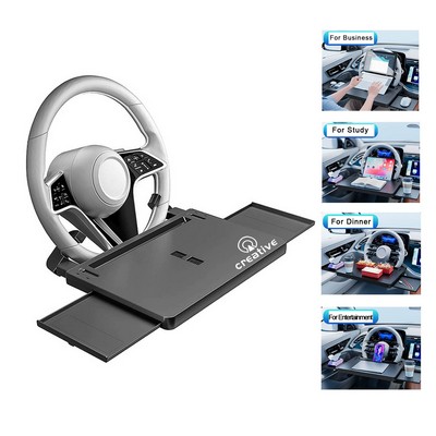 Car Steering Wheel Tray For Food Laptop