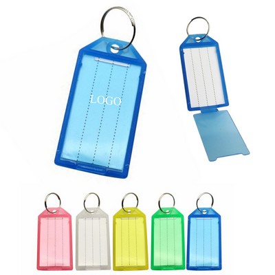 Plastic Key Chain Tag
