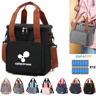 Custom Portable Insulated Cooler Lunch Bag