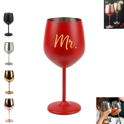 Stainless Steel Stemmed Champagne Glass