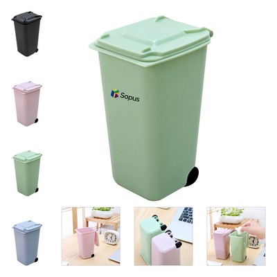 Creative Mini Trash Can Desktop Pen Holder