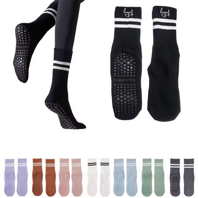 Long Non Slip Yoga Socks