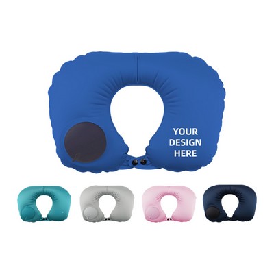 Milk Silk U-shaped Inflatable Neck Pillow