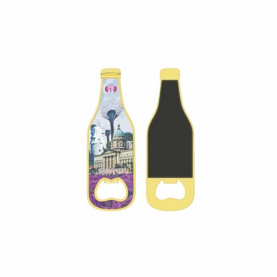 Creative Enamel Painted Zinc Alloy Bottle Opener Fridge Magnet