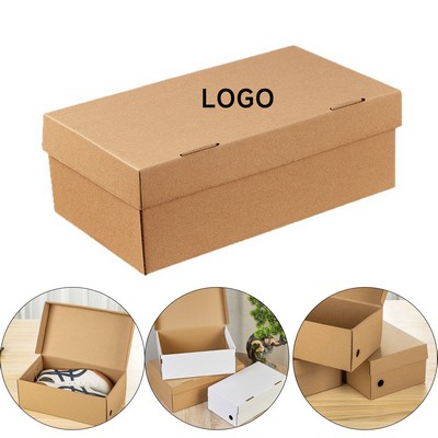 Folding Kraft Paper Storage Shoebox
