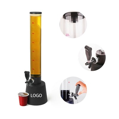 3L Clear Plastic Beverage Dispenser