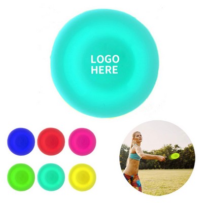 Compact Silicone Aerodynamic Disc, Playful Pocket Pal