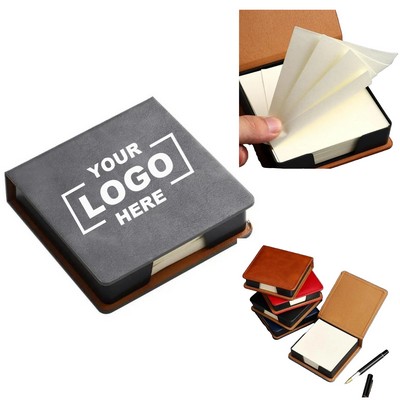 Reusable PU Leather Sticky Notes