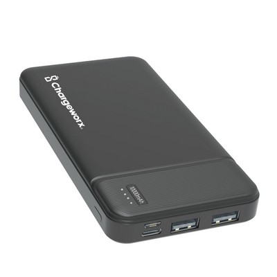 Chargeworx 10000mAh Dual USB Slim Power Bank