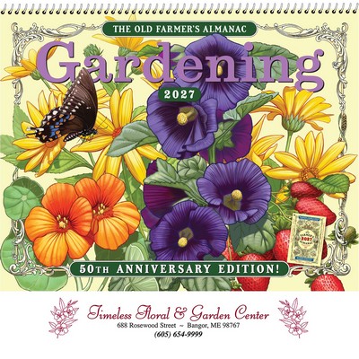 The Old Farmer's Almanac® Gardening: 2027 Spiral Bound