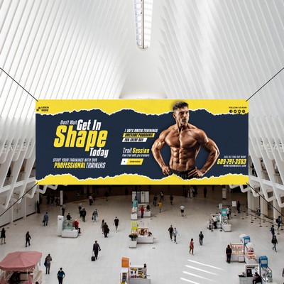 Dura-Poly Banners 4' x 10' (Double Sided)