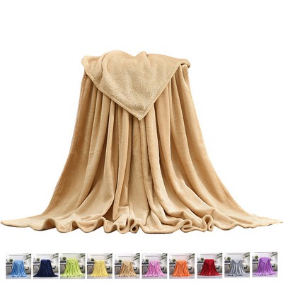 Thermal Coral Fleece Blanket