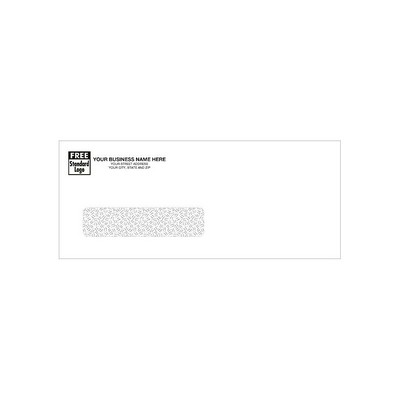 Single Window Envelopes - Checks, Gummed Seal (Imprinted)