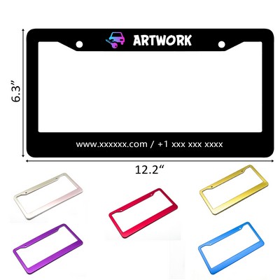 Aluminum License Plate Frame