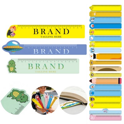 Cartoon PVC Ruler Bookmark