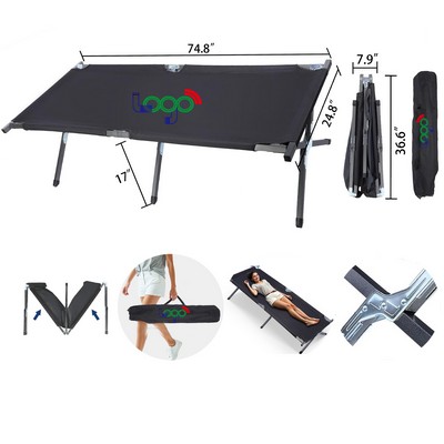 Camping Cot with Storage Bag
