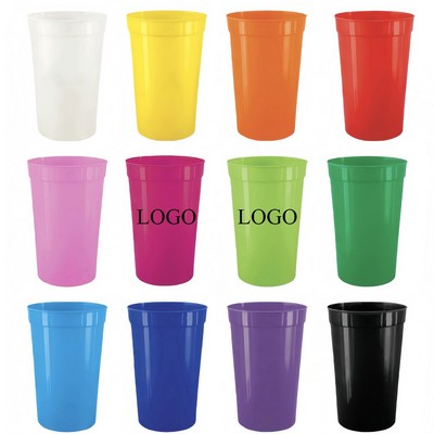 32Oz Pp Stadium Cup w/ Lid Straw