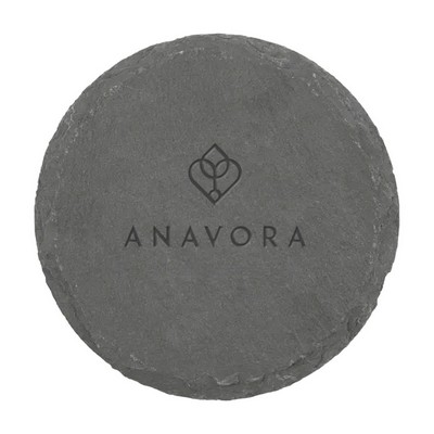 Round Slate Coaster