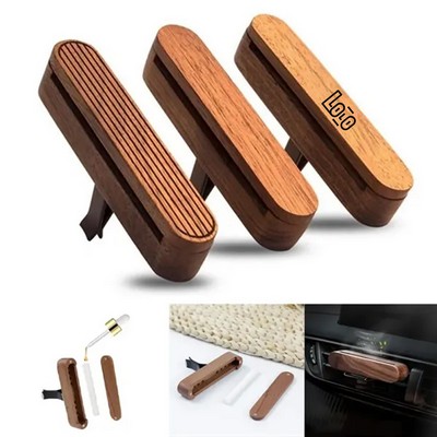 Wood Car Air Freshener With Scent Diffuser