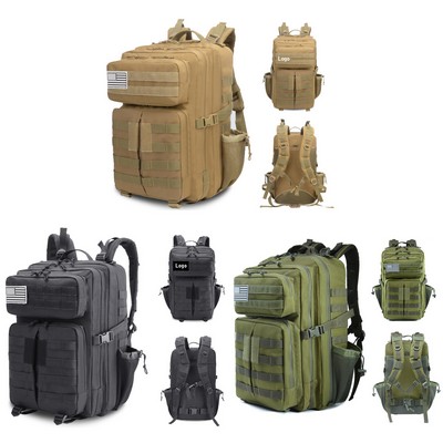 Heavy DutyTactical Backpack with embroidered custom Logo