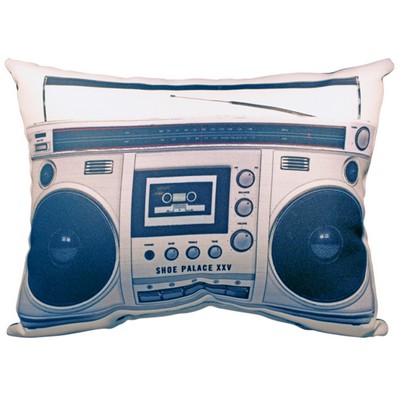 Boombox Shaped Sublimated Pillow