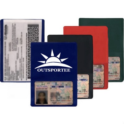 Promotional Insurance Card Holders with Extra Pocket
